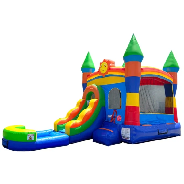 12' W x 26' D Bounce House with Water Slide and Air Blower - Image 2