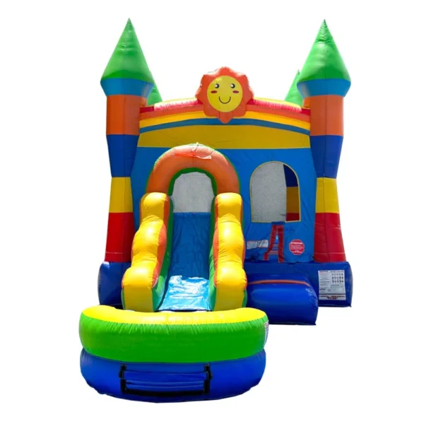 12' W x 26' D Bounce House with Water Slide and Air Blower