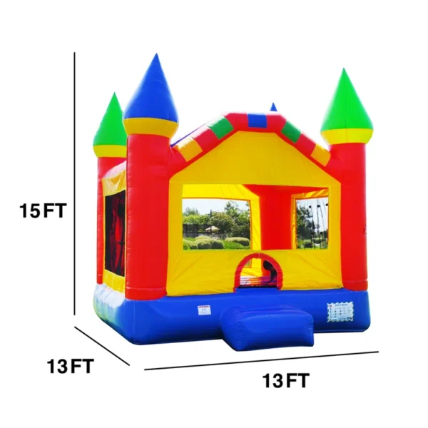 Hero Kiddo Castle Commercial Grade Bounce House with Blower for Kids and Adults - Image 2
