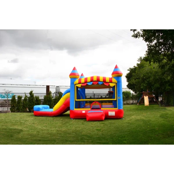 Inflatable Circus Bricks Athletic Slide Bounce House - Image 2