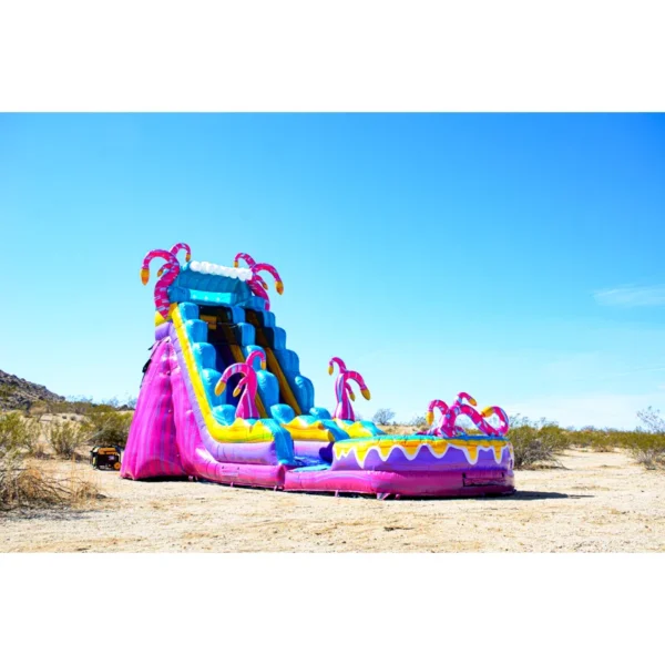 JumpOrange 19 FT Mystery Jungle Commercial Grade Water Slide with Pool (with Blower) - Image 2