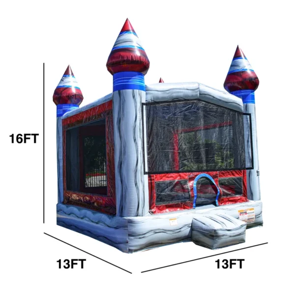 Jump Orange Titanium Commercial Grade Inflatable Bounce House for Kids and Adults (with Blower) - Image 2